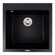 Гранитная мойка для кухни VALESO GALAX 5050 матовая Черная