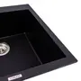 Гранитная мойка для кухни VALESO GALAX 5050 матовая Черная
