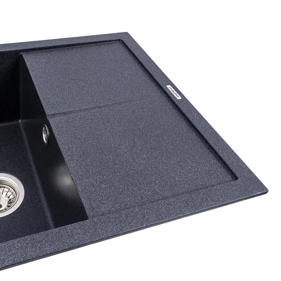 Гранитная мойка для кухни VALESO CALYPSO 7950 матовая Карбон