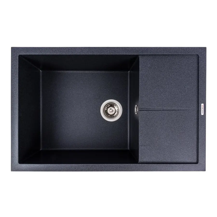 Гранитная мойка для кухни VALESO CALYPSO 7950 матовая Карбон