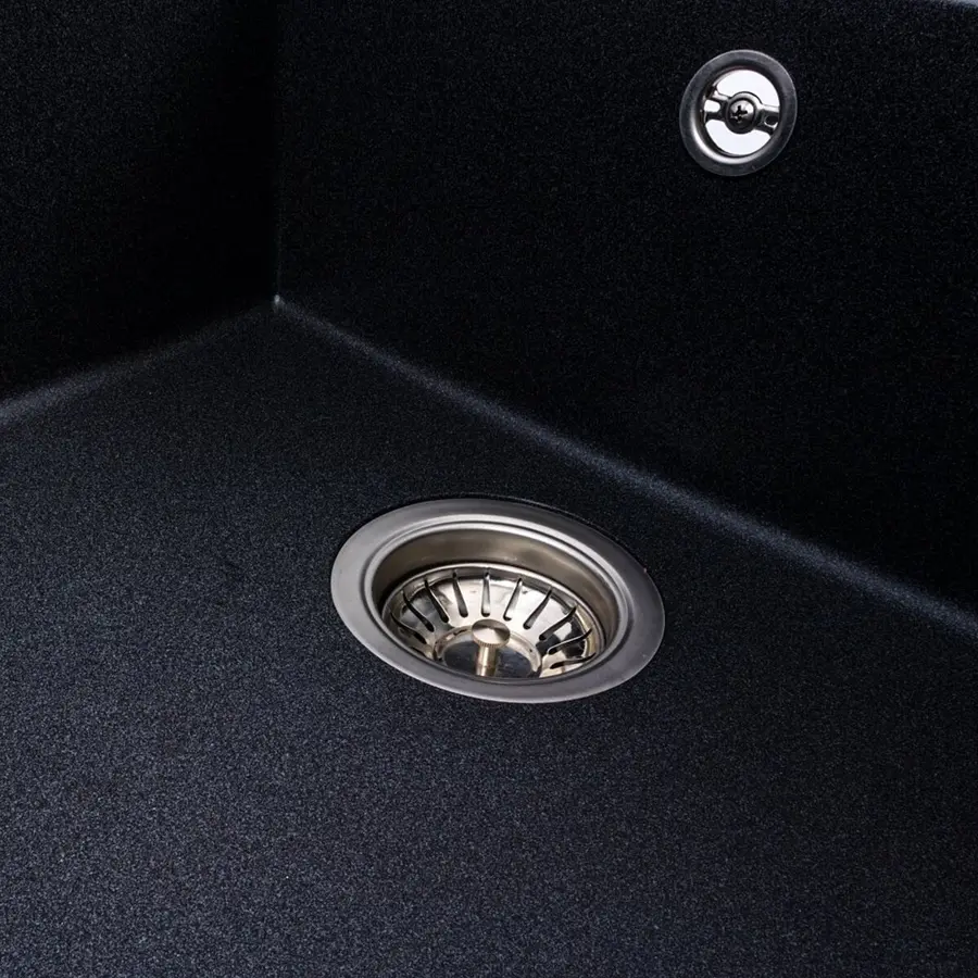 Гранитная мойка для кухни VALESO CALYPSO 7950 матовая Карбон