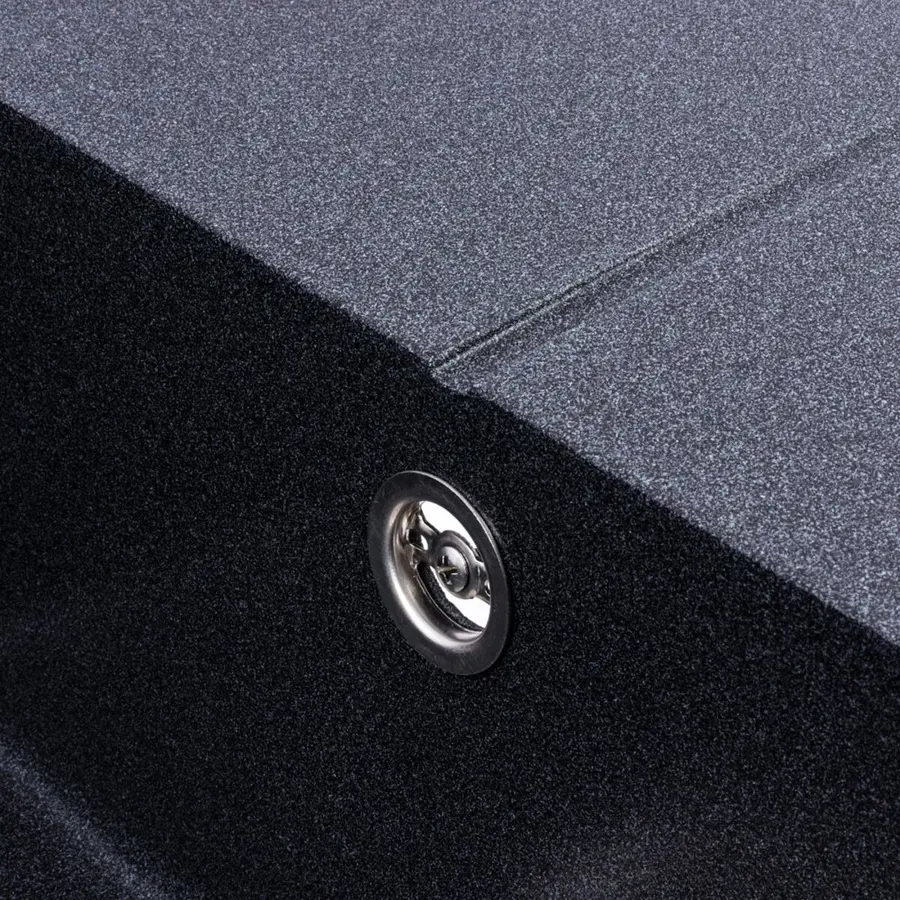 Гранитная мойка для кухни VALESO CALYPSO 7950 матовая Карбон