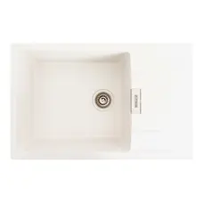 Гранітна мийка для кухні Platinum 7850 ROMA матова (білосніжна)