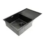 Кухонна мийка Platinum Handmade PVD Н 780х500х200 L чорна (з кріпленням і отвором під змішувач)