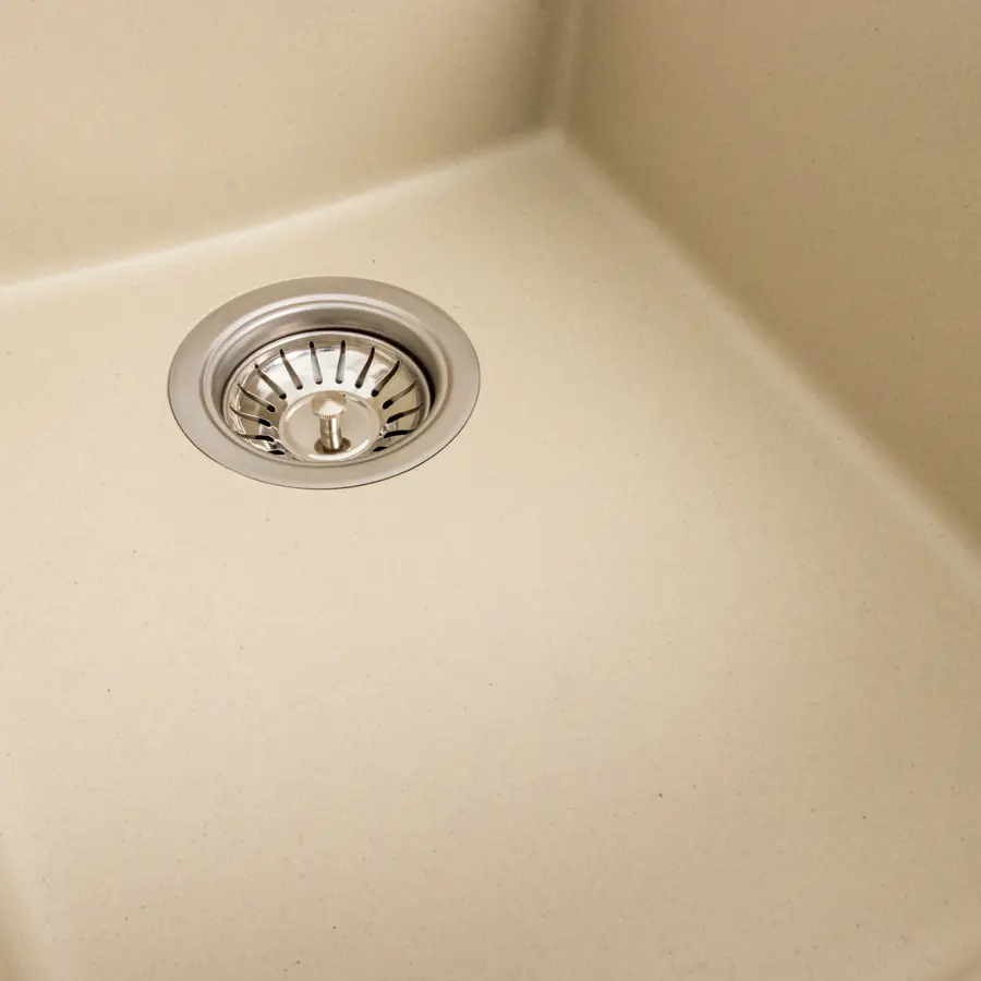 Гранітна мийка для кухні Platinum 4150 SOKIL матова (айворі)