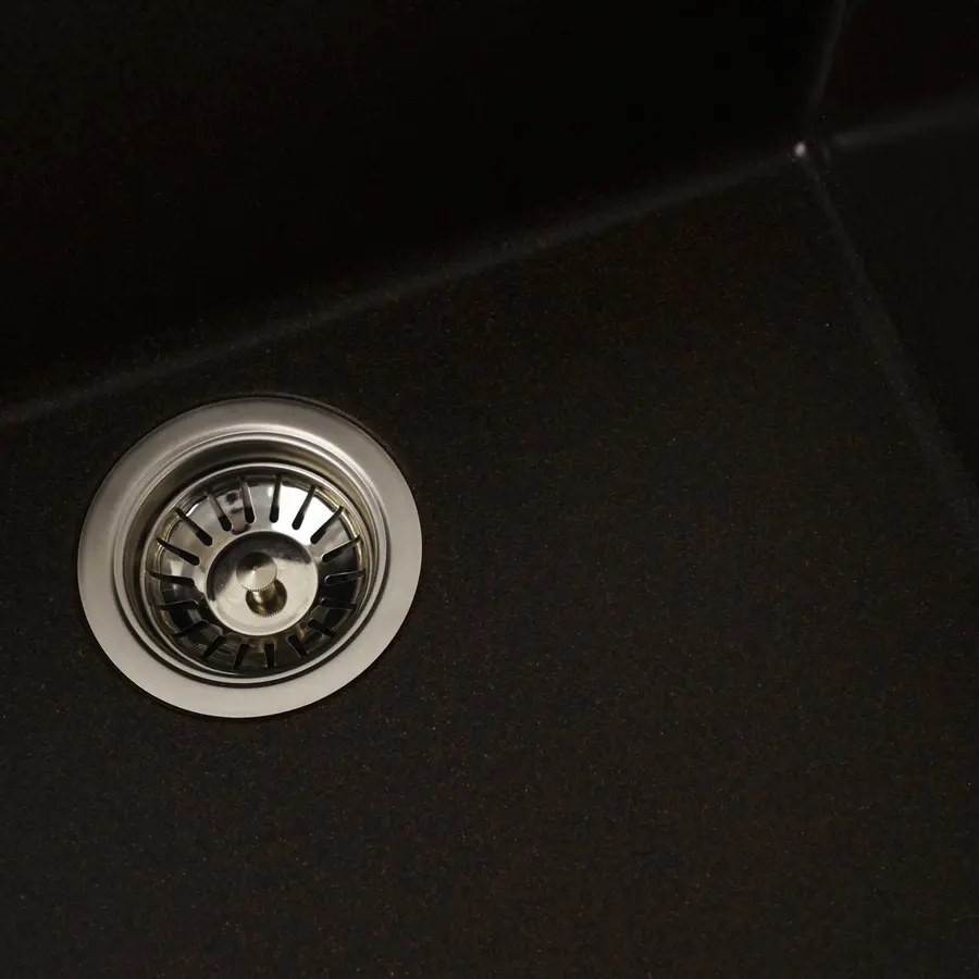 Гранітна мийка для кухні Platinum 5444 OASIS матова Шоколад