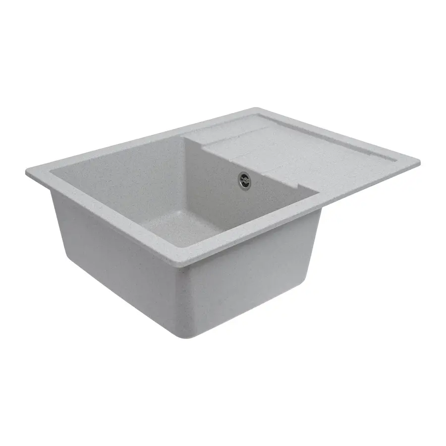 Гранітна мийка для кухні Platinum 6550 INTENSO матова Топаз