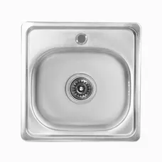 Кухонна мийка з нержавіючої сталі Platinum САТИН 3838 (0,6/160 мм)