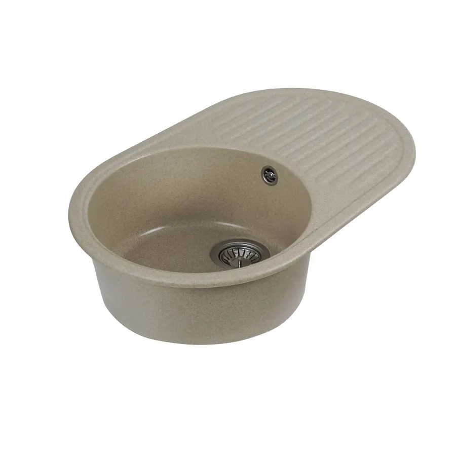 Гранітна мийка для кухні Platinum 7346 ASTORIA глянець Сафарі