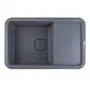 Гранітна мийка для кухні Platinum 7850 CUBE матова Сірий мусон