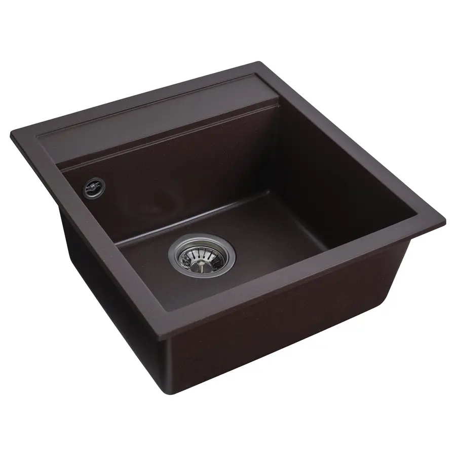 Гранитная мойка для кухни Platinum 5149 FIESTA матовая Мокко