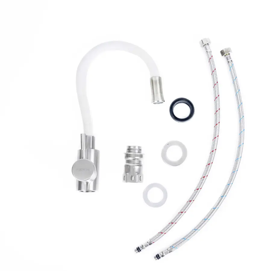 Змішувач гнучкий Platinum KT 91 (Білий)