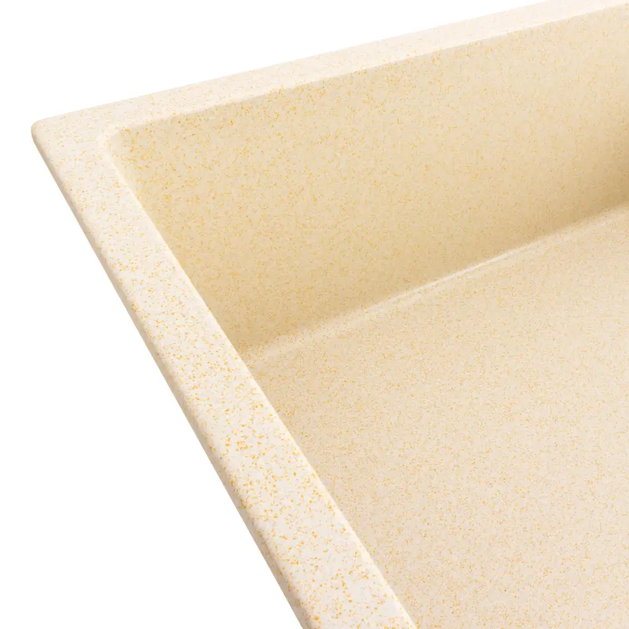 Гранітна мийка для кухні Platinum 8650 DIAMOND матова (пісок)