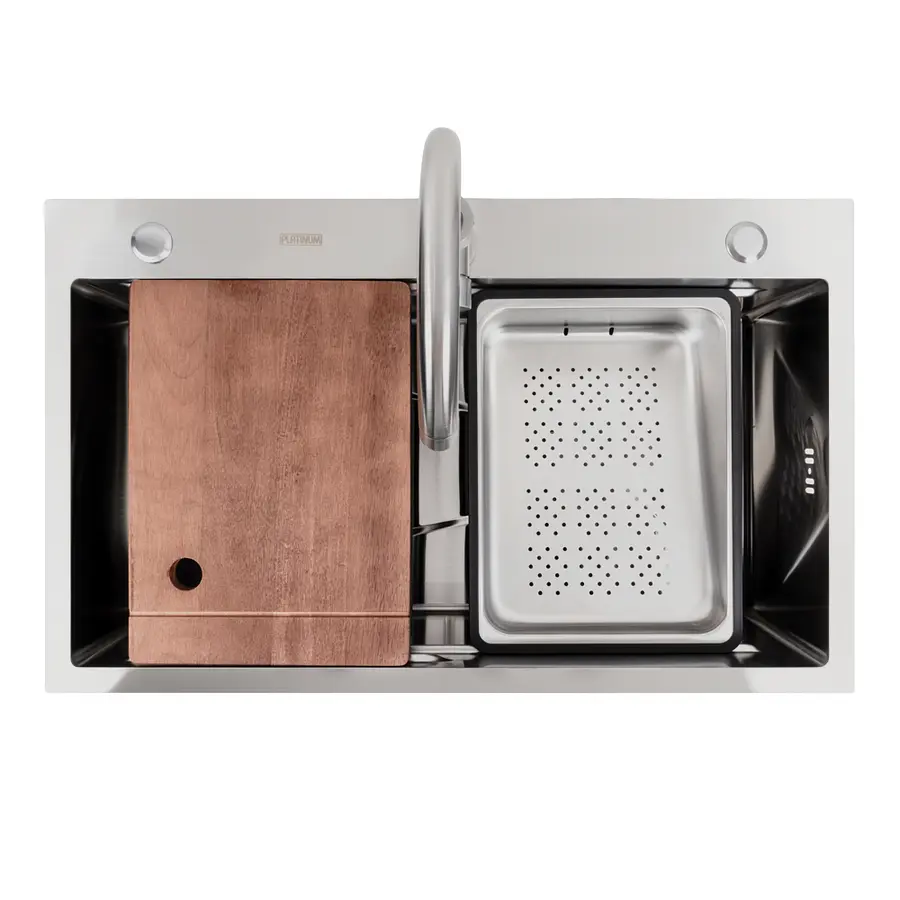 Кухонна мийка нержавійка CM 75*46B Platinum Handmade