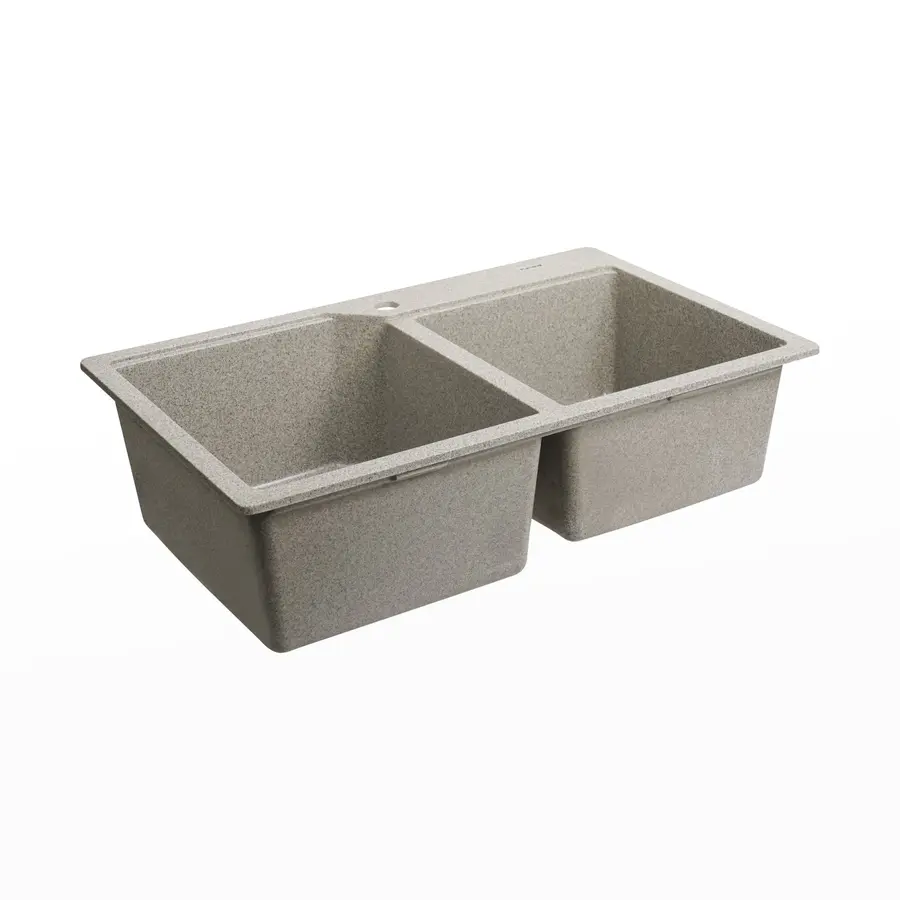 Гранітна мийка для кухні Platinum 7850 HARMONY матова Сіра