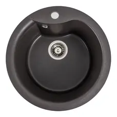 Гранитная мойка для кухни Platinum 480 TURAS матовая Гренадин