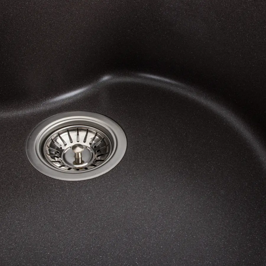 Гранитная мойка для кухни Platinum 480 TURAS матовая Гренадин