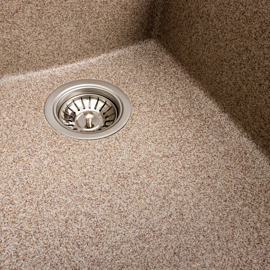 Гранітна мийка для кухні Platinum 4150 SOKIL матова (карамель)