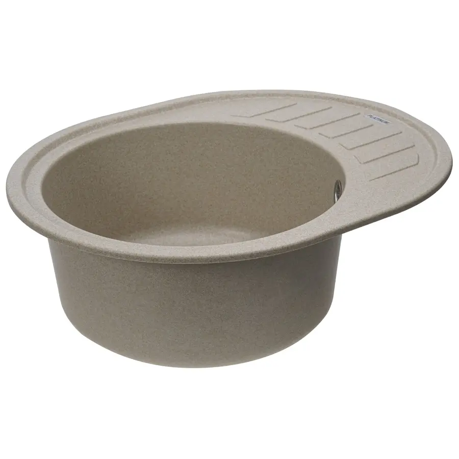 Гранітна мийка для кухні Platinum 6250 SOUL матова Сафарі