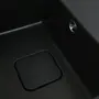 Гранітна мийка для кухні Platinum 7850 CUBE матова Чорна GOLD