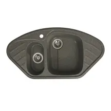 Гранітна мийка для кухні Platinum 9250UW LARGO глянець Мікс