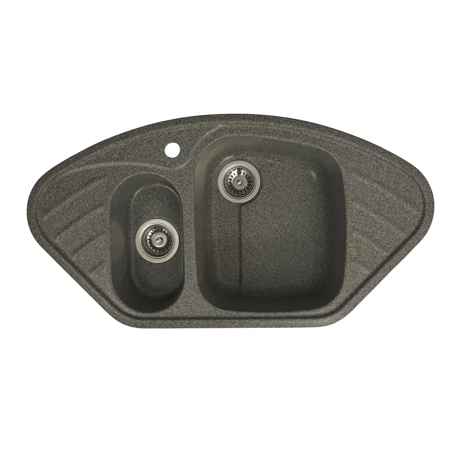 Гранітна мийка для кухні Platinum 9250UW LARGO глянець Мікс