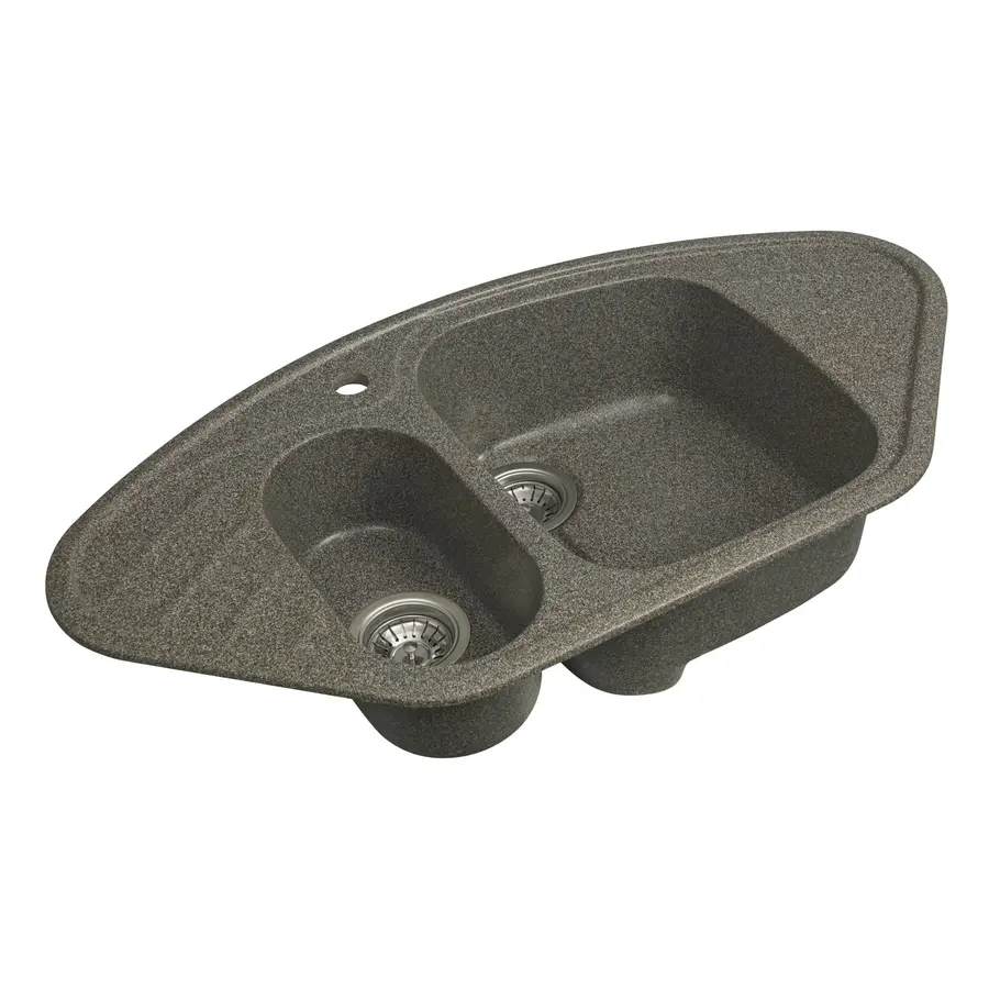 Гранітна мийка для кухні Platinum 9250UW LARGO глянець Мікс