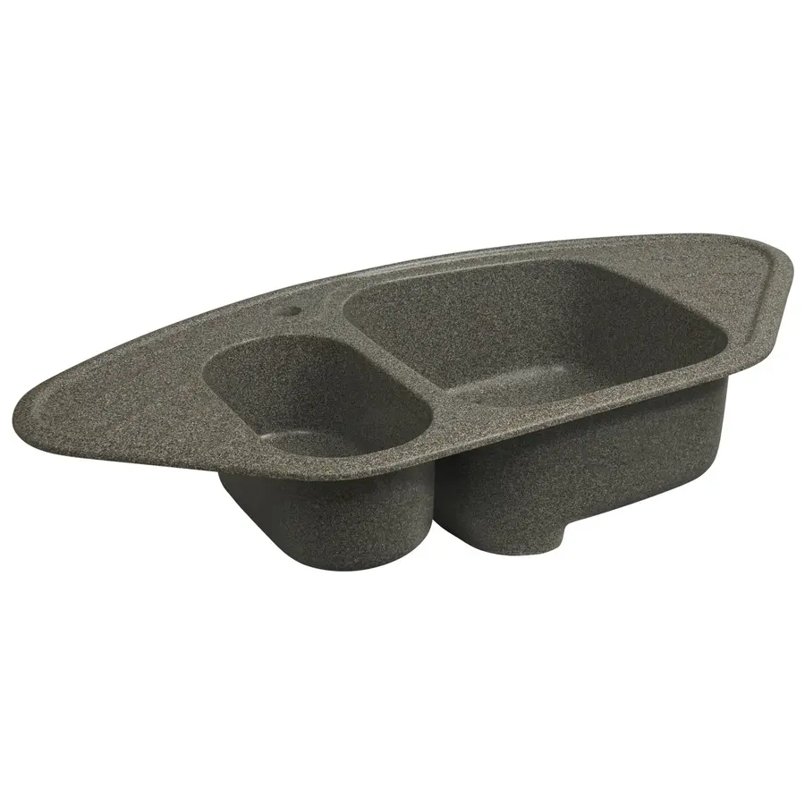 Гранітна мийка для кухні Platinum 9250UW LARGO глянець Мікс