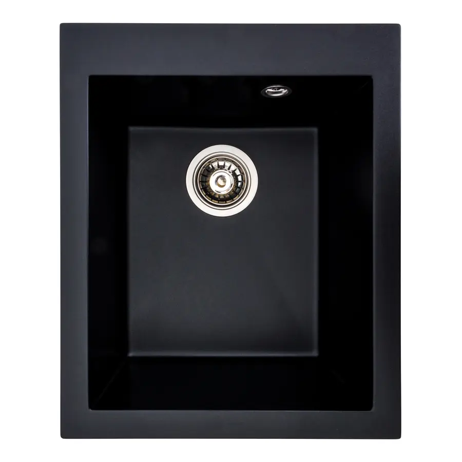 Гранітна мийка для кухні Platinum 4150 SOKIL матова (чорна)