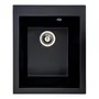 Гранітна мийка для кухні Platinum 4150 SOKIL матова (чорна)