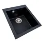 Гранітна мийка для кухні Platinum 4150 SOKIL матова (чорна)