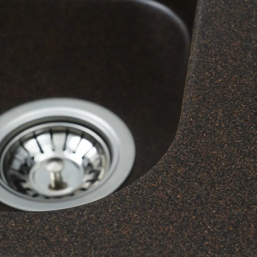 Гранітна мийка для кухні Platinum 7648W TWIN глянець Шоколад