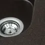 Гранітна мийка для кухні Platinum 7648W TWIN глянець Шоколад