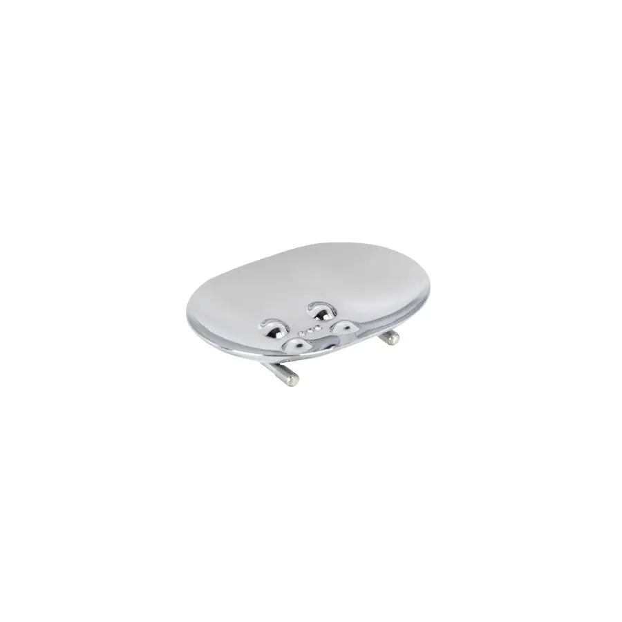 Мильниця настільна Platinum 353 (полірована нержавійка та пластик)