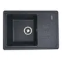 Гранітна мийка для кухні Platinum 6243 LIANA матова Графіт