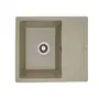 Гранітна мийка для кухні Platinum 5851 ARIA матова Беж
