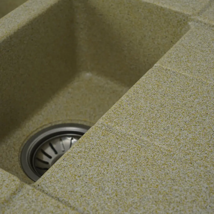 Гранітна мийка для кухні Platinum 7850W TOSKANA матова Беж