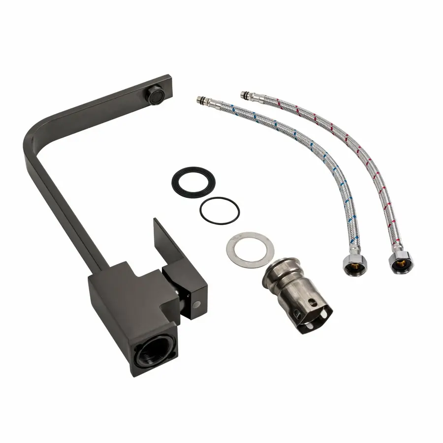 Змішувач кухонний Platinum PVD чорний 7104 BW