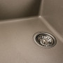 Гранітна мийка для кухні Platinum 7850W TOSKANA матовий Титан