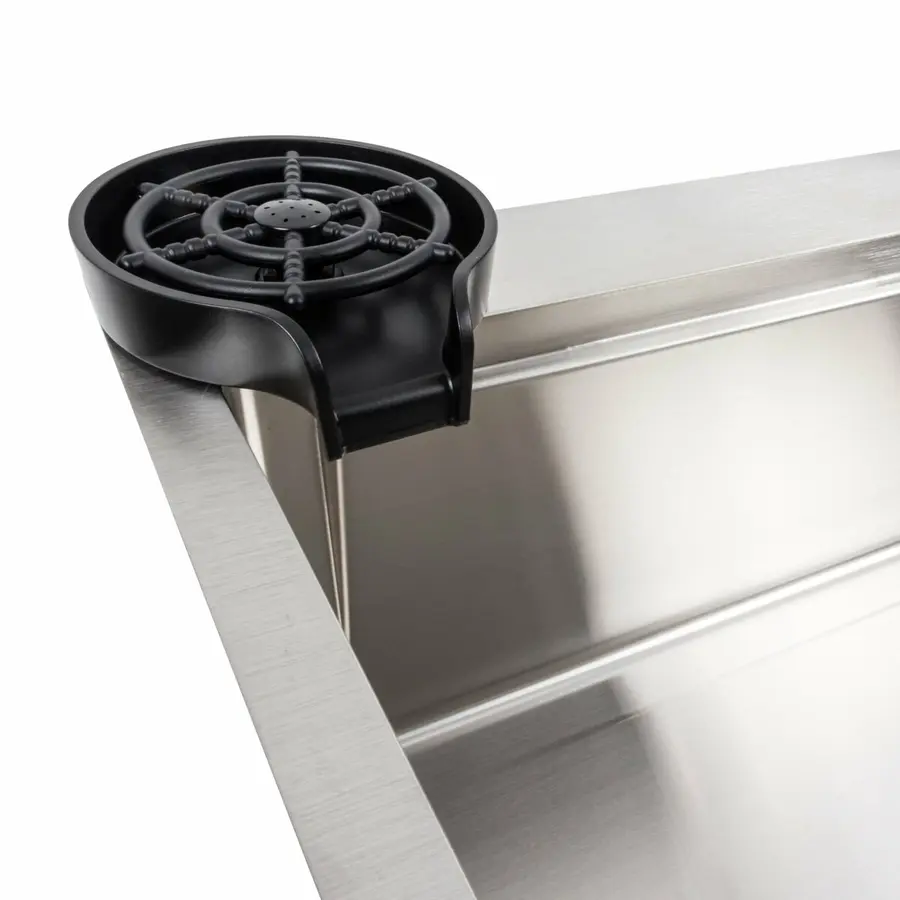 Кухонная мойка 75*45B PVD сатин Platinum Handmade "ВОДОСПАД"