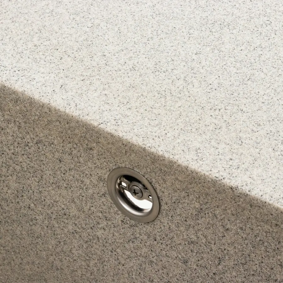 Гранітна мийка для кухні Platinum 9651 ATLAS матовий Сірий