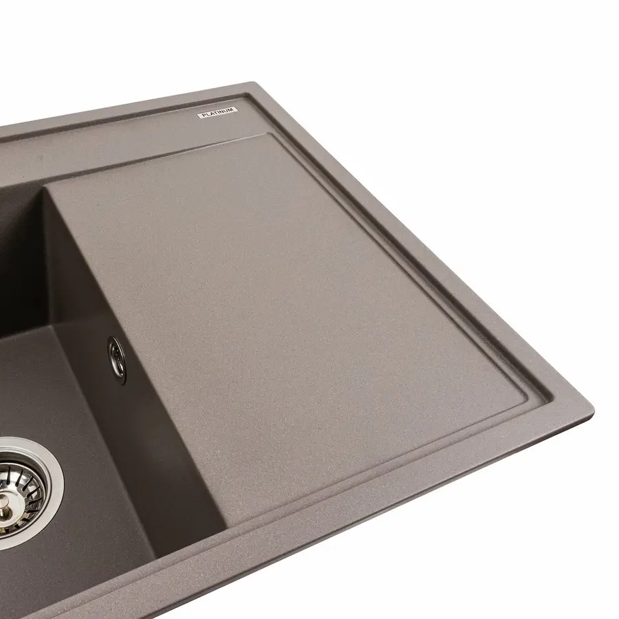 Гранітна мийка для кухні Platinum 7950 AZURIT матова Дюна