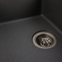 Гранитная мойка для кухни Platinum 6250 ZIRKONE матовый Серый муссон