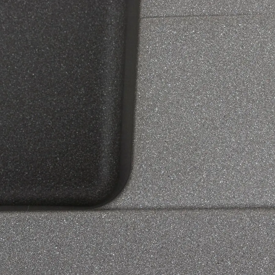 Гранітна мийка для кухні Platinum 6250 ZIRKONE матовий Сірий мусон