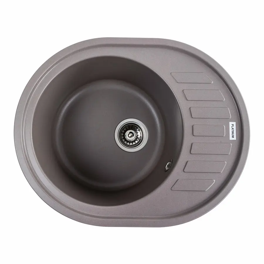 Гранітна мийка для кухні Platinum 6250 SOUL матова Дюна