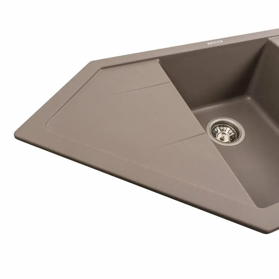 Гранитная мойка для кухни Platinum 9950 PANDORA матовая Дюна
