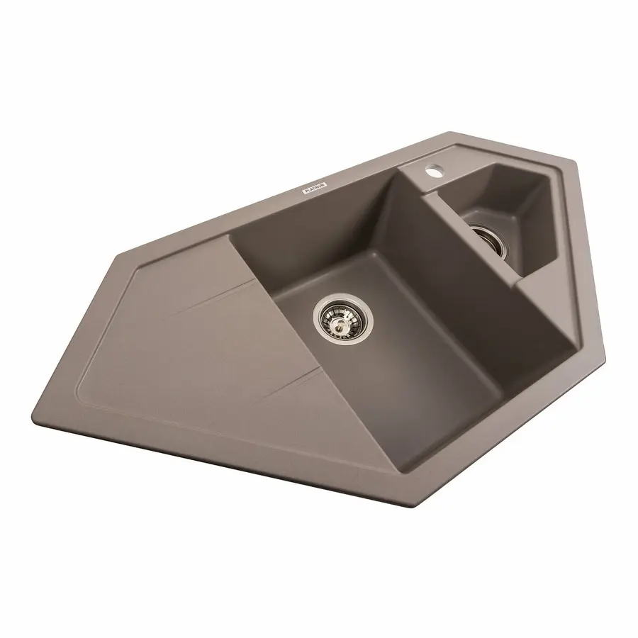 Гранитная мойка для кухни Platinum 9950 PANDORA матовая Дюна