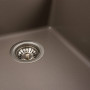 Гранитная мойка для кухни Platinum 9950 PANDORA матовая Дюна