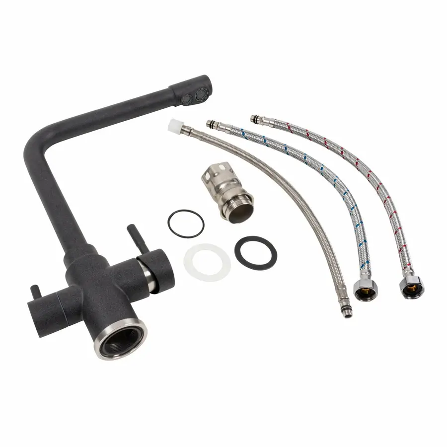 Смеситель под фильтр Platinum KT 8201 (8626) Карбон