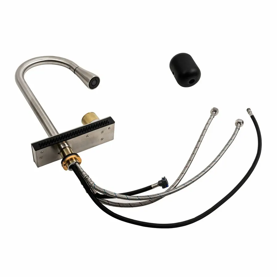 Змішувач під мийку "Водоспад" ZS84 Platinum (brushed)